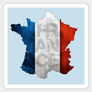 Grunge Style France Design Magnet